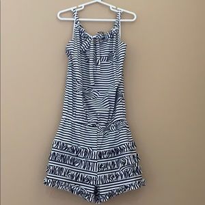 Girls black and white romper size 10 Kate Mack